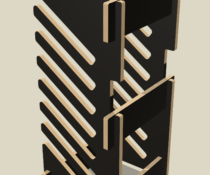 Alternative view of Rack de Skate (7 Plateaux)