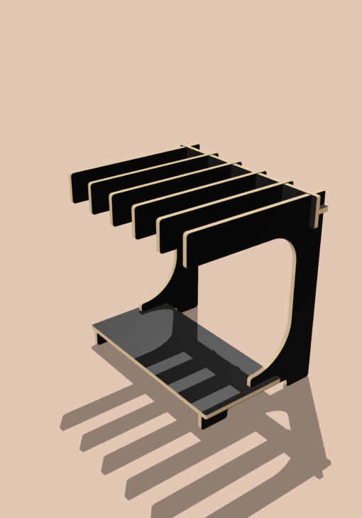 Petit  Rack Amovible (5 planches)