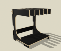 Petit Rack Amovible (5 planches)