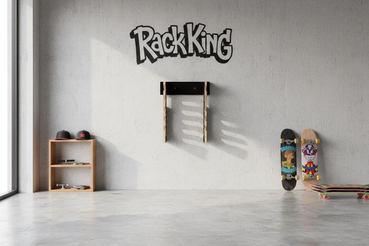 Rack de Skate Mural (5 Plateaux) – Image 2