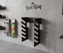 Rack de Skate Mural (5 Plateaux)