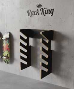 Rack de Skate Mural (5 Plateaux)